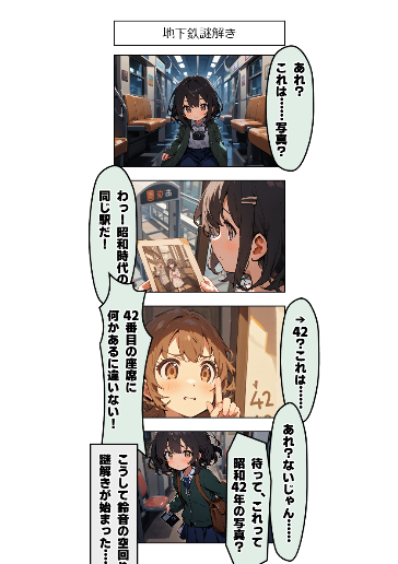 地下鉄謎解き
