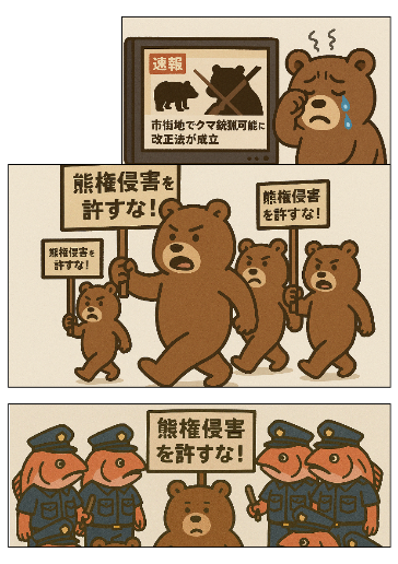 【速報】市街地でクマ銃猟可能に、改正法が成立