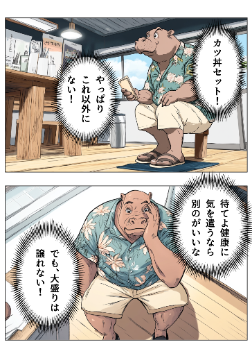 大盛りは譲れない１