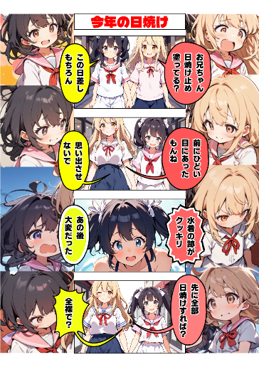 今年の日焼け
