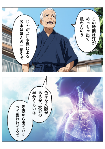 水分はどこから失われるか知ってる？