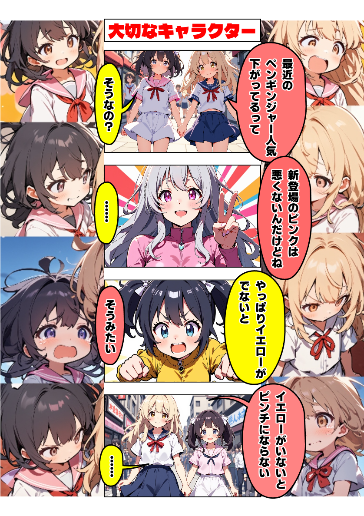 大切なキャラクター