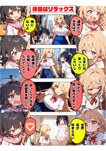 休日はリラックス
