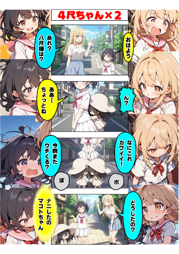 ４尺ちゃん×２