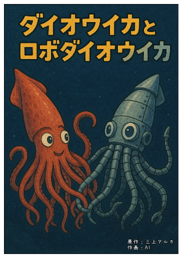 ダイオウイカとロボダイオウイカ