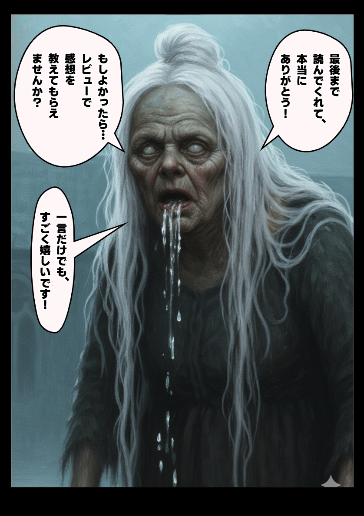 レビューのお願いマンガ