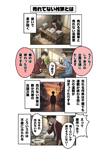 売れてない作家とは