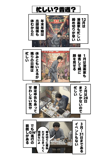 忙しい？普通？