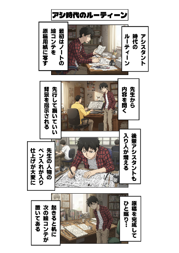 アシ時代のルーティーン