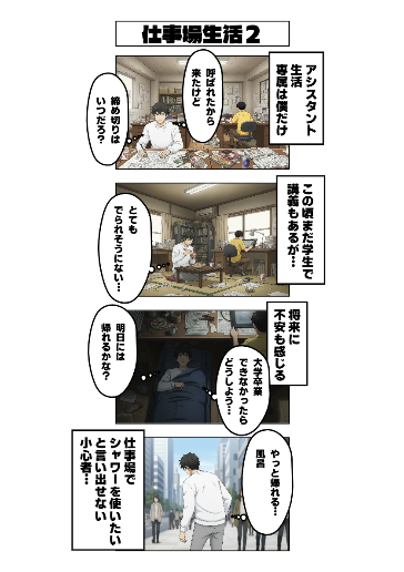 仕事場生活２
