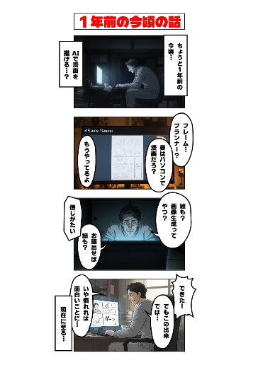 １年前の今頃の話